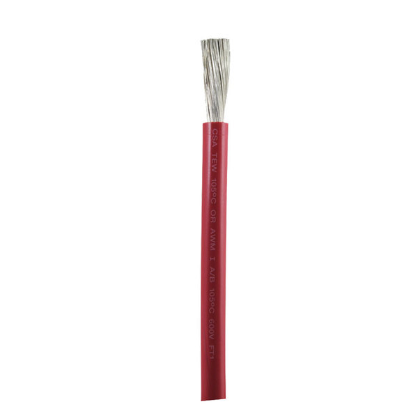 Ancor Red 1 AWG Battery Cable - Sold By The Foot 1155-FT